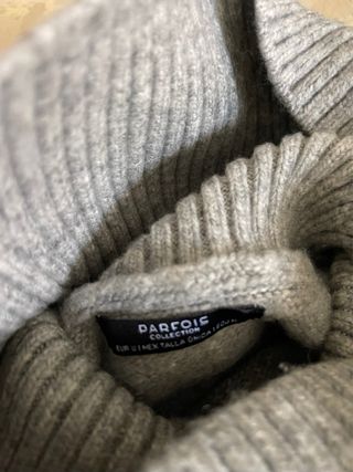 Jersey Parfois gris cuello alto