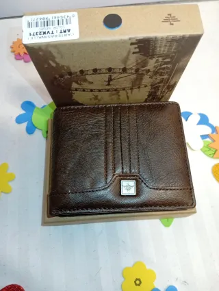 Cartera de Piel Genuin Leather 285