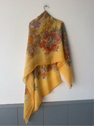 Pañuelo Hermes Seda Vintage Floral