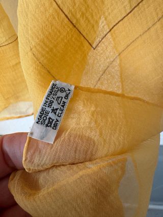 Pañuelo Hermes Seda Vintage Floral