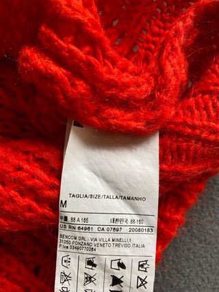 Jersey Lana/Mohair Benetton Coral