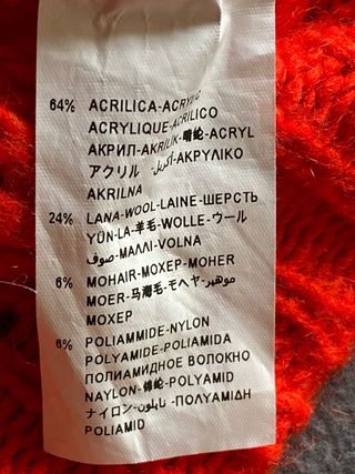 Jersey Lana/Mohair Benetton Coral