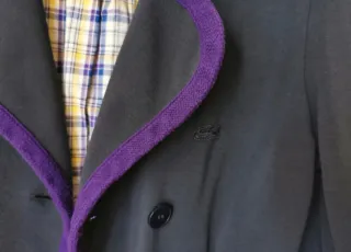 Americana Lacoste Negra Talla 38