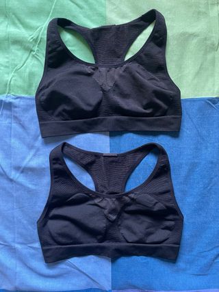 Top deportivo Pull&Bear negro