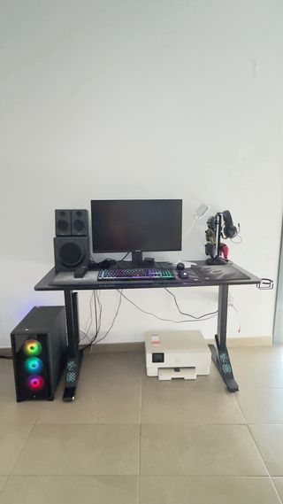 Silla Gamer Valk Negra y Azul