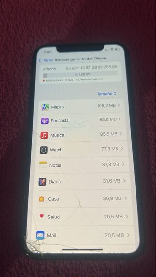 iPhone XS 256GB Negro