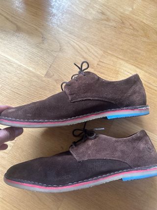 Zapatos El Ganso Marrones Ante