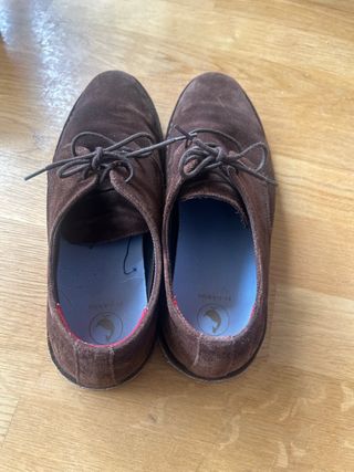 Zapatos El Ganso Marrones Ante