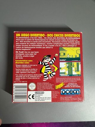 McDonaldland Game Boy Nintendo PAL ESP