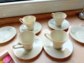 Tazzine caffè Bavaria set 5 tazzine 6 piattini