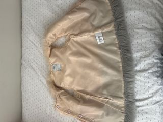 Chaleco pelo degradado gris y rosa