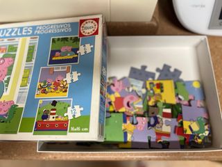 4 Puzzles Peppa Pig Progresivos Educa
