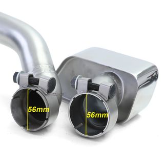 KIT ESCAPE CON COLAS PARA BMW CUADRADA PARA F10/F11