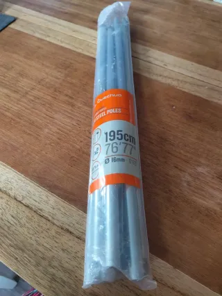 2 Postes Acero Quechua 195cm