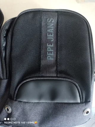 Bandolera Pepe Jeans Negra y Gris