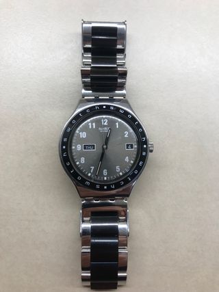 Orologio Swatch Irony Nero e Argento