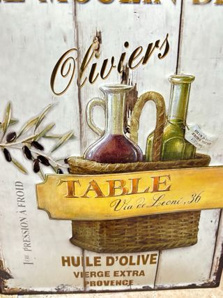 Targa vintage Le Moulin des Oliviers