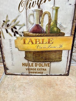 Targa vintage Le Moulin des Oliviers