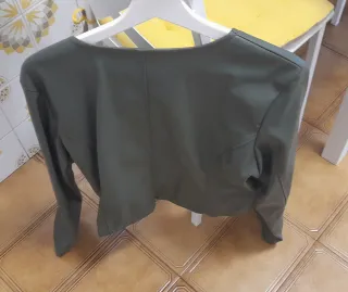 Chaqueta Polipiel Verde KOKER Talla L