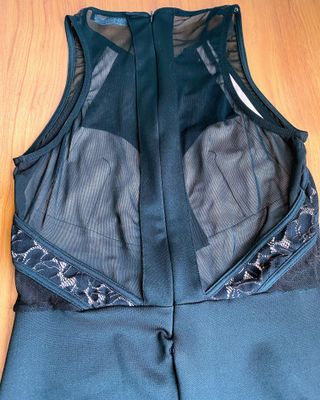 Vestido Bershka Navidad, encaje T/S