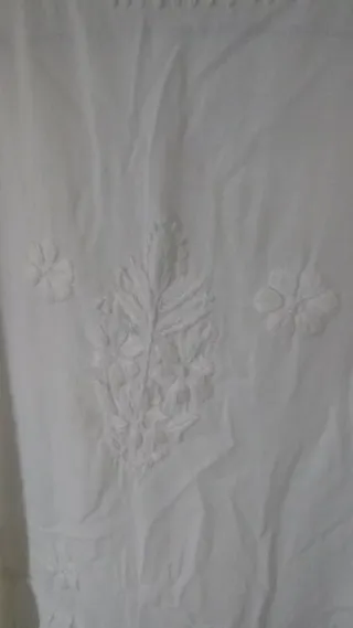 Vestido blanco ibicenco verano talla única