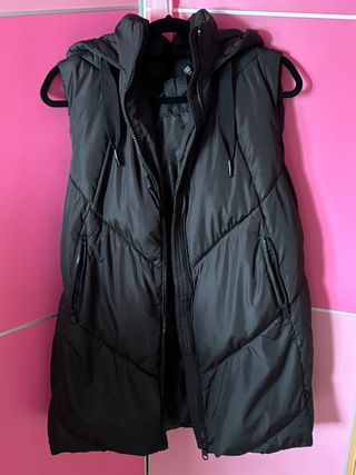 Chaleco Vero Moda Negro con Capucha