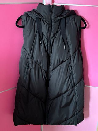 Chaleco Vero Moda Negro con Capucha