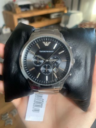 Reloj Emporio Armani AR2460 Plata Negro