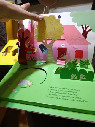 Libro Teatro Cuentos Ricitos de Oro y los Tres Oso