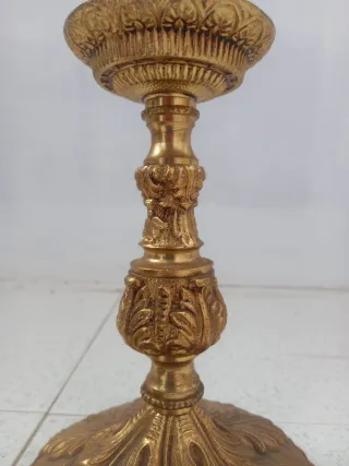 Candelabros de Bronce Dorados