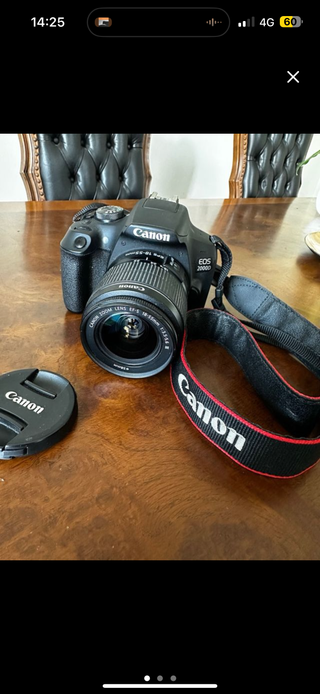 Cámara Canon EOS 2000D + Lente 18-55mm