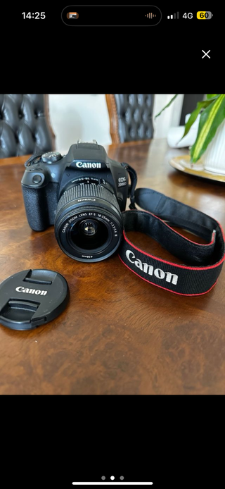 Cámara Canon EOS 2000D + Lente 18-55mm