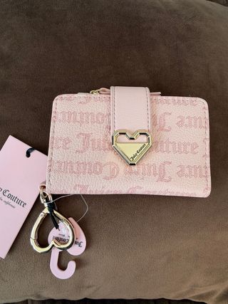 Billetera Juicy Couture Rosa Corazón