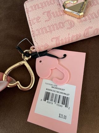 Billetera Juicy Couture Rosa Corazón