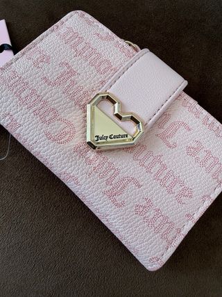 Billetera Juicy Couture Rosa Corazón