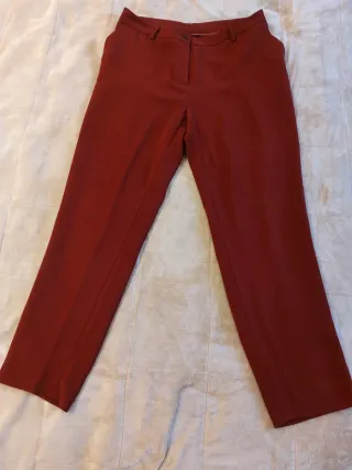 Pantalón mujer rojo