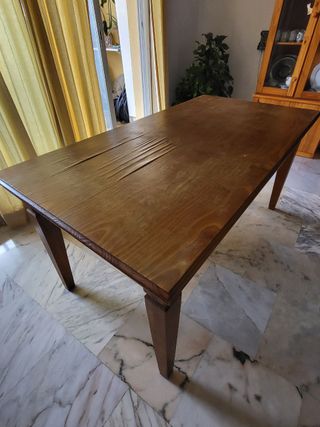 Mesa comedor grande de madera