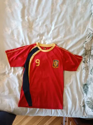 Camiseta España Talla 8 Roja y Amarilla