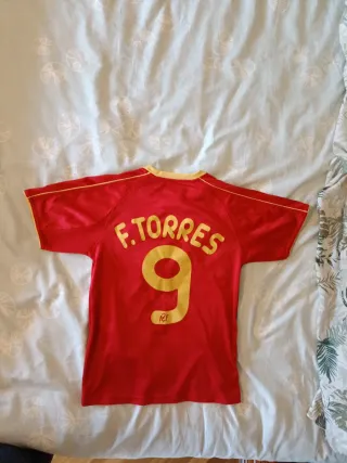 Camiseta España Talla 8 Roja y Amarilla