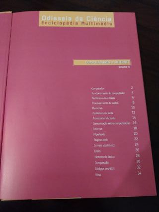 Livro pedagógico + DVD "Computadores e Internet"