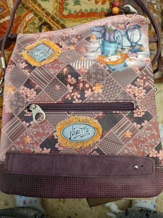 Bolso bandolera Ninette niña y gato