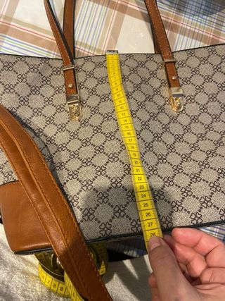 Bolso de mano con estampado