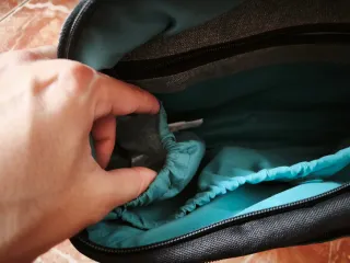 Bolso para carrito de bebé gris marca Bugaboo