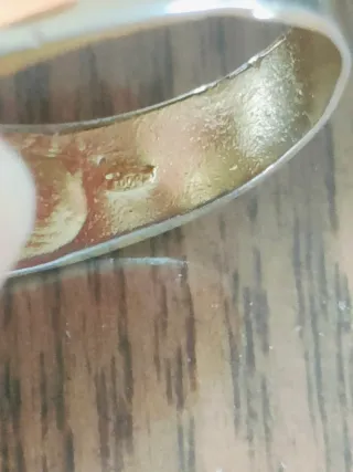 Anello vintage argento 800 con pietra verde