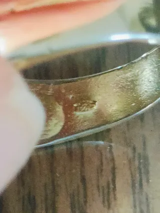 Anello vintage argento 800 con pietra verde