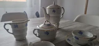 Conjunto de café de porcelana