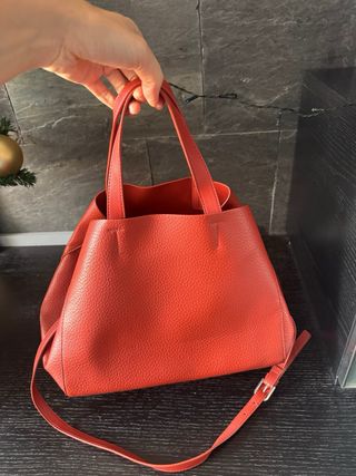 Bolso Adolfo Dominguez Eco-piel Terracota