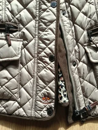 Chaleco La Española Beige/Marrón