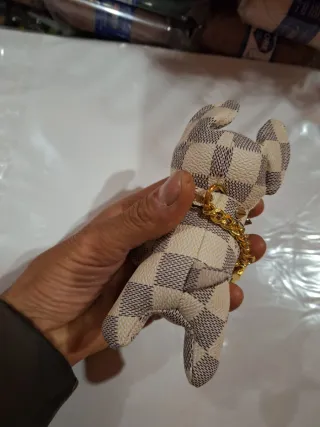 Portachiavi cagnolino fantasia scozzese