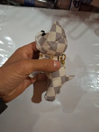 Portachiavi cagnolino fantasia scozzese